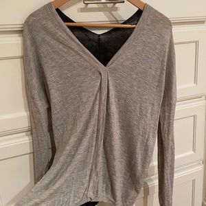 Vince Merino Wool Blend V-Neck Sweater